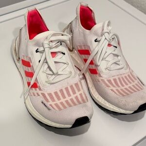 Adidas Ultraboost S.RDY White Pink Running Sneakers Women's